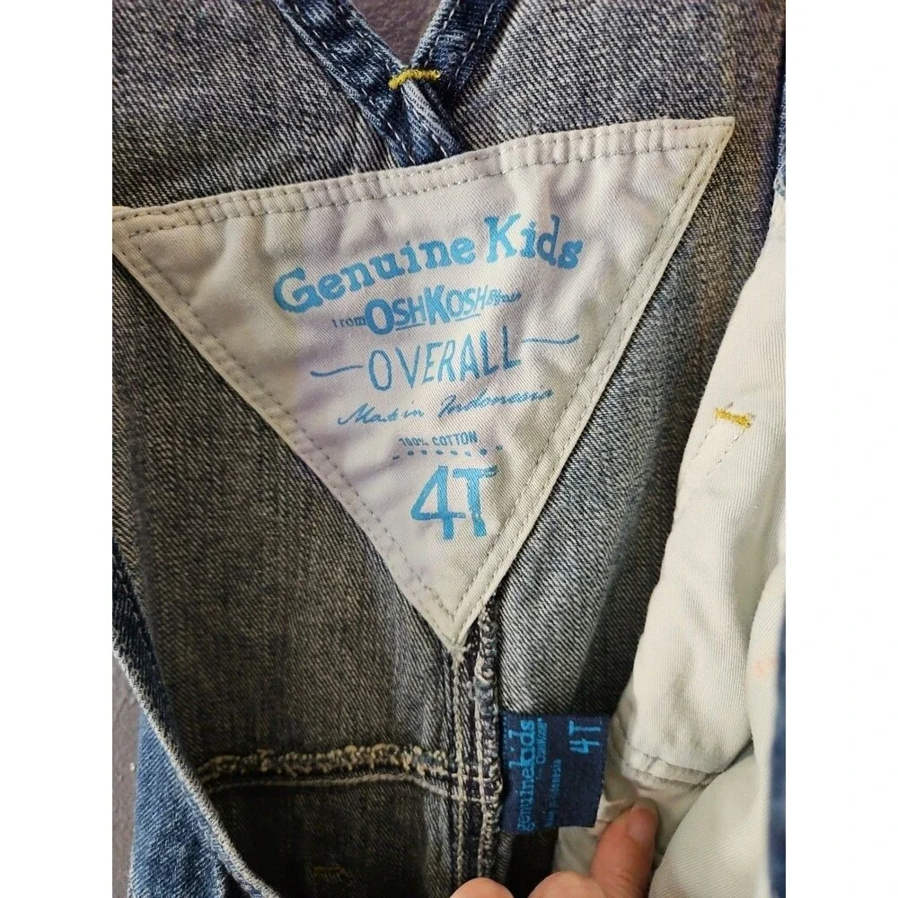 Genuine Osh Kosh Overalls kids Size 4T 24